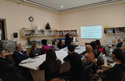 Maddə quruluşu kafedrasının elmi seminarı keçirilib