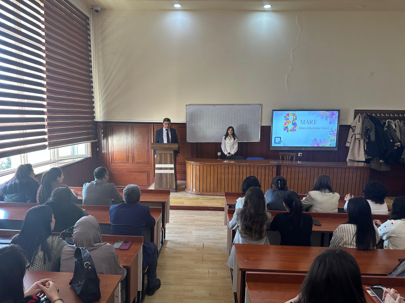 Fizika fakültəsində 8 Mart Beynəlxalq Qadınlar günü ilə bağlı tədbir keçirilib