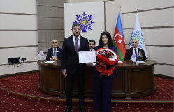 “BDU könüllüləri” təşkilatının idarə heyətinin üzvləri təltif olunub