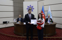 “BDU könüllüləri” təşkilatının idarə heyətinin üzvləri təltif olunub