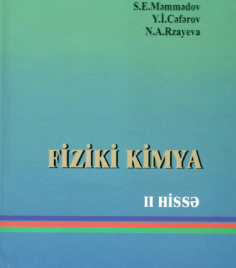 FİZİKİ KİMYA II HİSSƏ