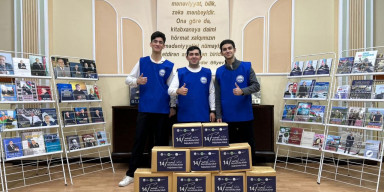 BDU Tərtərdəki bir sıra ümumtəhsil müəssisələrinin kitabxanalarına kitablar hədiyyə edib