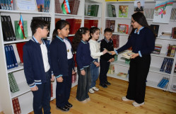 BDU Tərtərdəki bir sıra ümumtəhsil müəssisələrinin kitabxanalarına kitablar hədiyyə edib
