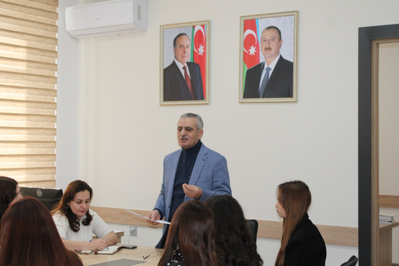 BDU-da “Mədəni irs” mövzusunda maarifləndirici tədbir