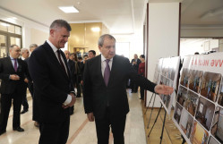 BDU Elmi Kitabxanasının elektron bölməsinin bp-nin dəstəyi ilə yenidənqurulmadan sonra açılış mərasimi