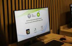 BDU Elmi Kitabxanasının elektron bölməsinin bp-nin dəstəyi ilə yenidənqurulmadan sonra açılış mərasimi