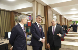 BDU Elmi Kitabxanasının elektron bölməsinin bp-nin dəstəyi ilə yenidənqurulmadan sonra açılış mərasimi