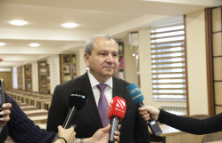 BDU Elmi Kitabxanasının elektron bölməsinin bp-nin dəstəyi ilə yenidənqurulmadan sonra açılış mərasimi