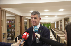 BDU Elmi Kitabxanasının elektron bölməsinin bp-nin dəstəyi ilə yenidənqurulmadan sonra açılış mərasimi