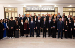 BDU Elmi Kitabxanasının elektron bölməsinin bp-nin dəstəyi ilə yenidənqurulmadan sonra açılış mərasimi