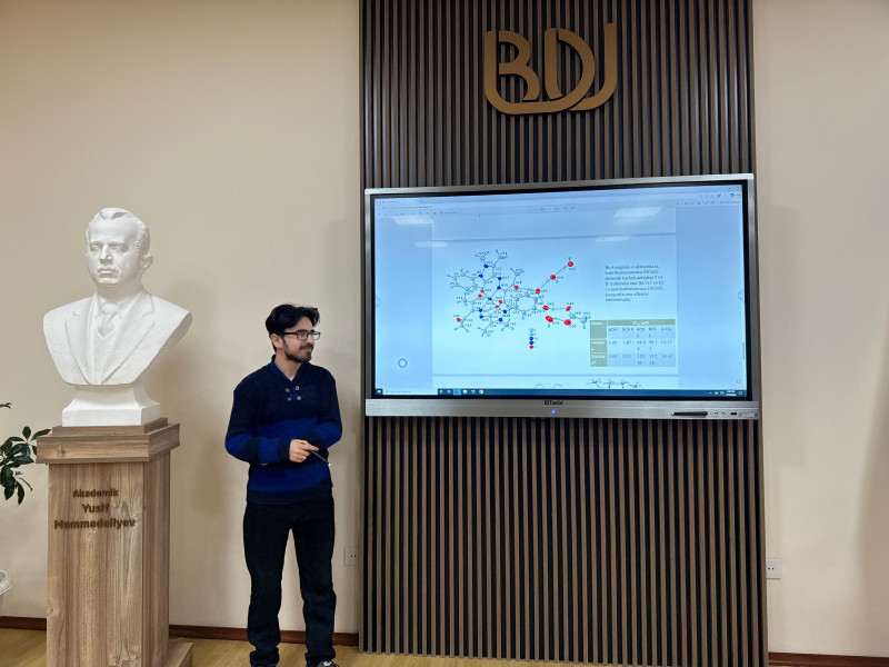 Analitik kimya kafedrasında 27 mart «Elm Günü» münasibəti ilə elmi seminar keçirilib