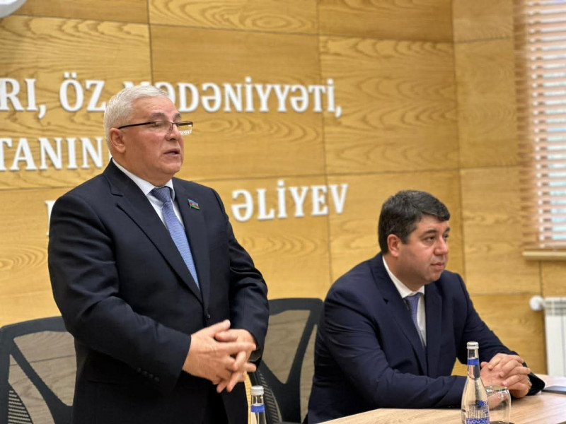 BDU-da “Heydər Əliyev mühazirələri” çərçivəsində millət vəkili Elman Məmmədovla görüş