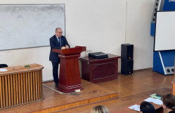 Kimya müəllimliyi ixtisası üzrə ixtisaslaşan IV kurs tələbələrinin pedaqoji təcrübənin başlaması ilə əlaqədar tədbir keçirildi