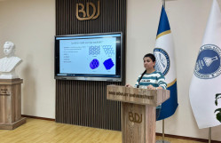 27 mart “Elm Günü” münasibəti ilə Fiziki və kolloid kimya kafedrasında elmi seminarı keçirildi