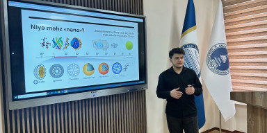 27 mart “Elm Günü” münasibəti ilə Yüksəkmolekullu birləşmələr kimyası kafedrasında elmi seminar keşirildi