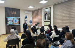 27 mart “Elm Günü” münasibəti ilə Yüksəkmolekullu birləşmələr kimyası kafedrasında elmi seminar keşirildi