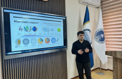 27 mart “Elm Günü” münasibəti ilə Yüksəkmolekullu birləşmələr kimyası kafedrasında elmi seminar keşirildi