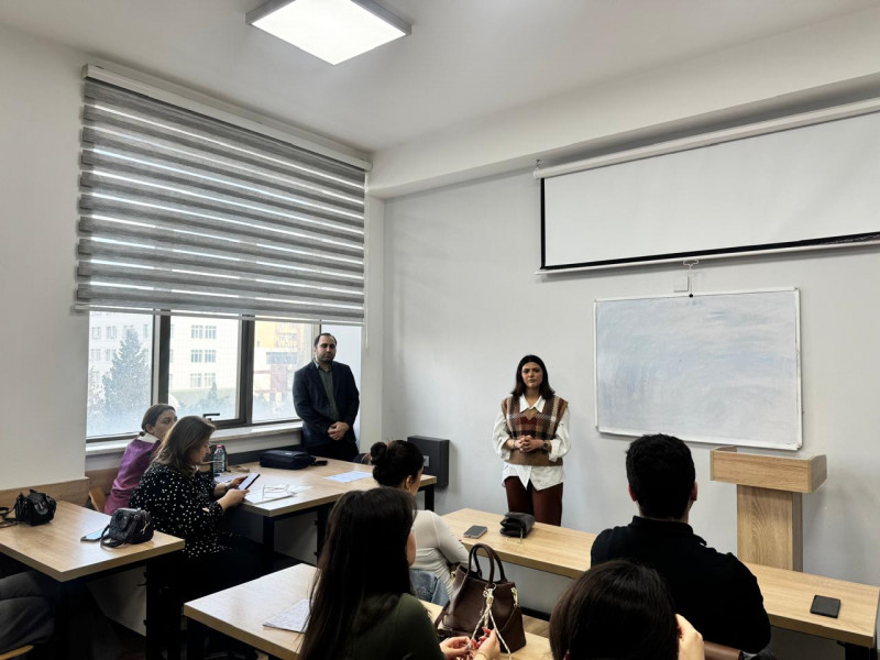 Beynəlxalq jurnalistika və informasiya siyasəti kafedrasının magistrantları elmi-pedaqoji təcrübəyə başlayıblar