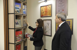 BDU-da Türk Mədəniyyəti və İrsi Fondunun prezidenti ilə görüş