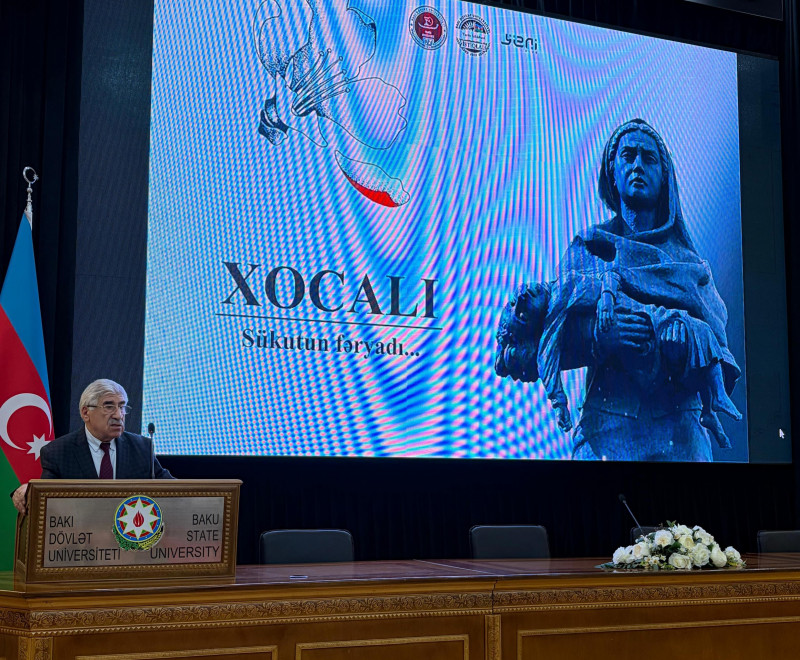 BDU-nun Tarix fakültəsində Xocalı soyqırımının qurbanları anılıb