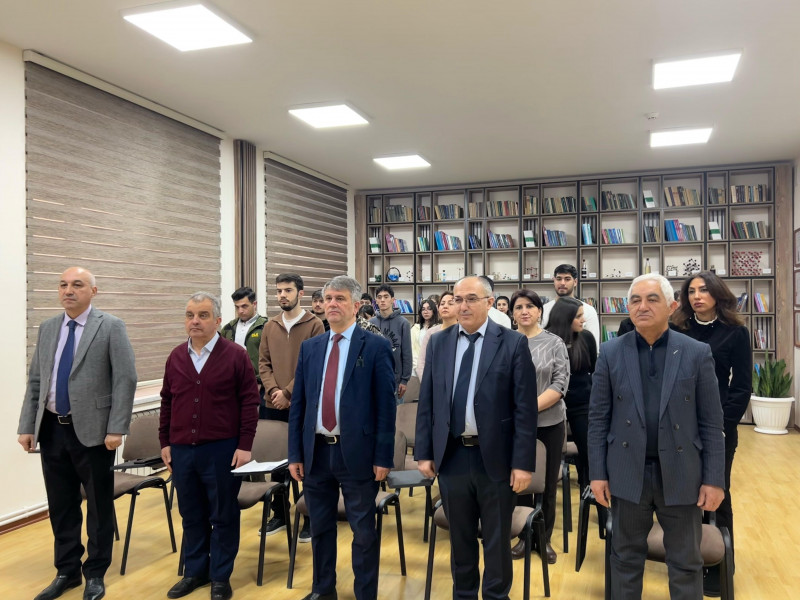 “Tariximizin qanlı yaddaşı – Xocalıdır” adlı anım tədbiri keçirilib