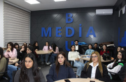 “ARB24”ün direktoru BDU tələbələrinə ustad dərsi keçib