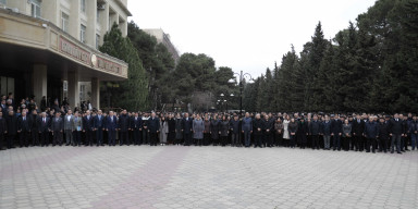 BDU-da Xocalı soyqırımının qurbanları bir dəqiqəlik sükutla yad edilib