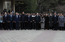 BDU-da Xocalı soyqırımının qurbanları bir dəqiqəlik sükutla yad edilib