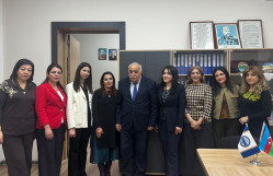 Səmərqənd Dövlət Xarici Dillər İnstitutunun nümayəndə heyəti Bakı Dövlət Universitetinin (BDU) Şərqşünaslıq fakültəsində olub