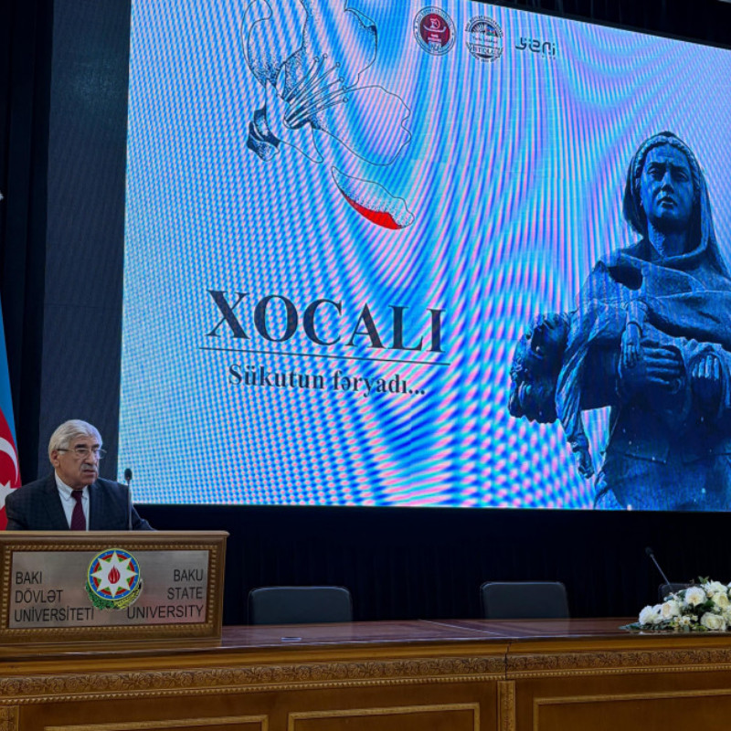 BDU-nun Tarix fakültəsində Xocalı soyqırımının qurbanları anılıb