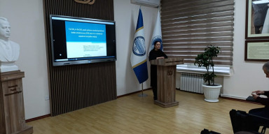 Elm günü ilə əlaqədar Yüksəkmolekullu birləşmələr kimyası kafedrasında elmi seminar keçirildi