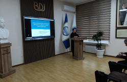 Elm günü ilə əlaqədar Yüksəkmolekullu birləşmələr kimyası kafedrasında elmi seminar keçirildi