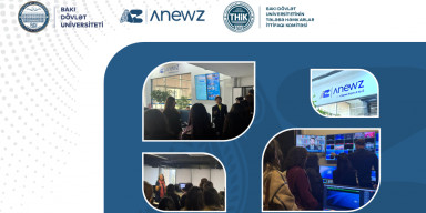 BDU tələbələri üçün “AnewZ” telekanalında infossessiya