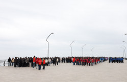 400 BDU könüllüsü “Justice for Khojaly 613” fləşmobunda iştirak edib