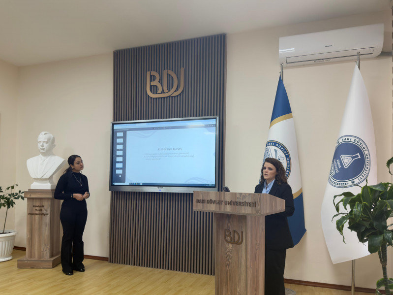 BDU-da süni intellekt və rəqəmsal texnologiyaların kimyada tətbiqi müzakirə olunub