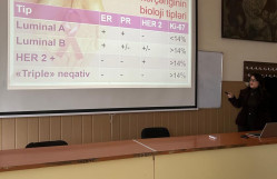 Süd vəzi xərçənginin diaqnostikasında yeni biomarkerlərin tədqiqi mövzusunda elmi seminar keçirilib