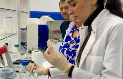 Biologiya fakültəsinin magistrantları Əkinçilik Elmi-Tədqiqat İnstitutunda elmi-praktiki təlimdə iştirak ediblər