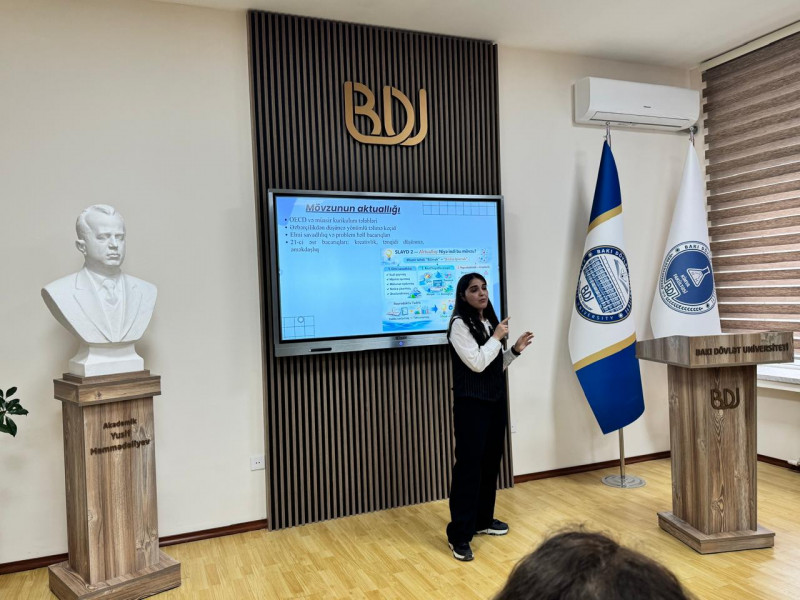 Kimyanın tədrisi metodikası kafedrasında elmi seminar keçirildi