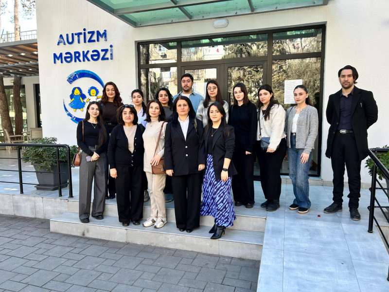 I kurs magistrantlar Autizm Mərkəzi ilə tanış olublar