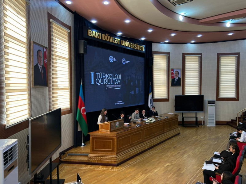 BDU-da Birinci Türkoloji Qurultayın simulyasiya konfransı keçirilib