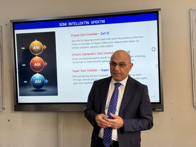 “XÜSUSİ SÜNİ İNTELLEKTDƏN SUPER SÜNİ İNTELLEKTƏ DOĞRU: TƏKAMÜL VƏ PERSPEKTİVLƏR” MÖVZUSUNDA USTAD DƏRS