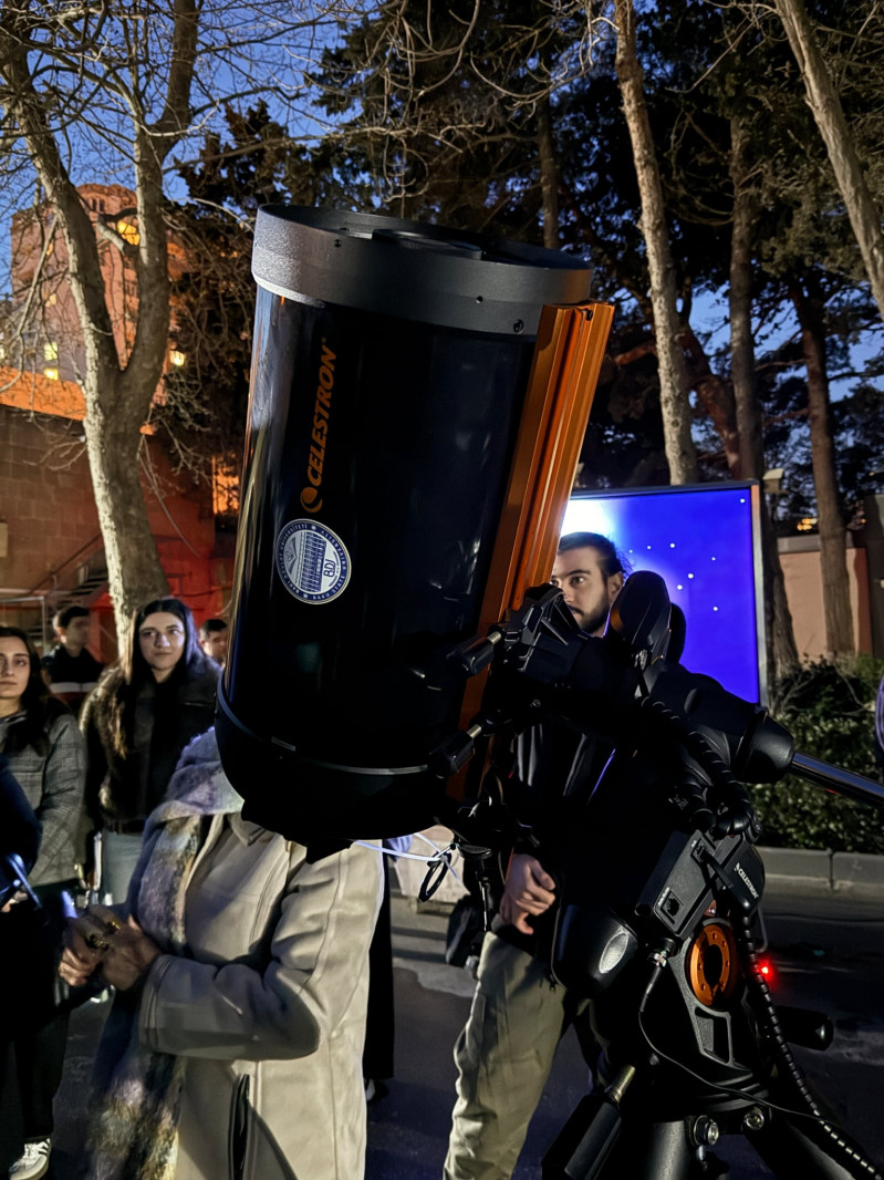 BDU-da "Planetlərin paradı"nın astronomik müşahidəsi keçirilib