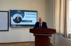 BDU-da Birinci Türkoloji Qurultaya həsr olunmuş elmi seminar keçirilib