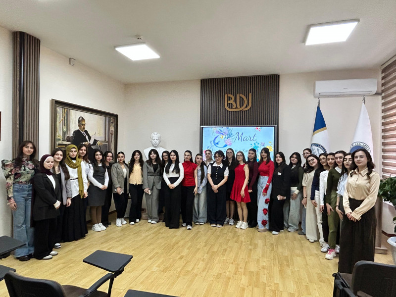Kimya fakültəsində 8 Mart - Beynəlxalq Qadınlar Gününə həsr olunmuş tədbir keçirildi