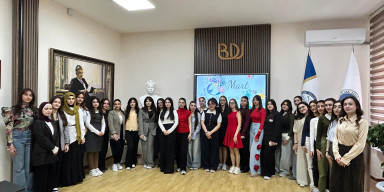 Kimya fakültəsində 8 Mart - Beynəlxalq Qadınlar Gününə həsr olunmuş tədbir keçirildi