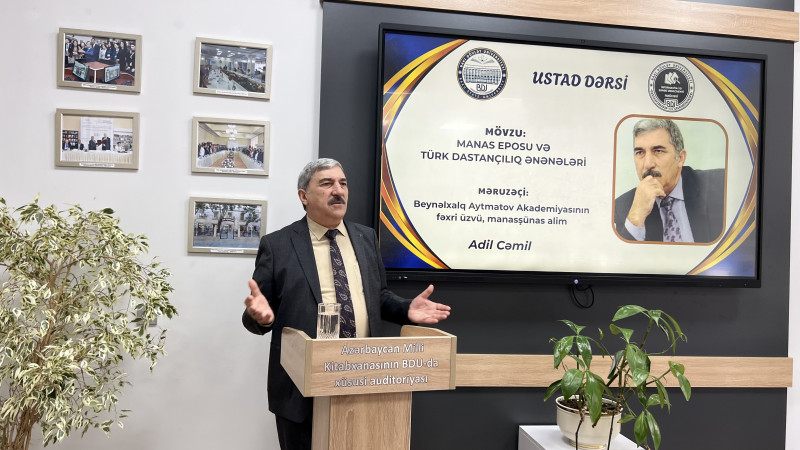 BDU-da ustad dərsi: ““Manas” eposu və türk dastançılıq ənənələri”