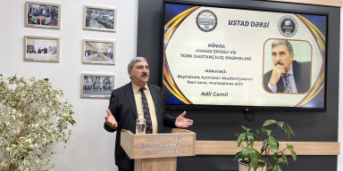 BDU-da ustad dərsi: ““Manas” eposu və türk dastançılıq ənənələri”