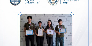 BDU-nun “Gənc istedadlar” liseyinin şagirdləri “Sabahın alimləri” XV Respublika müsabiqəsinin qalibidirlər