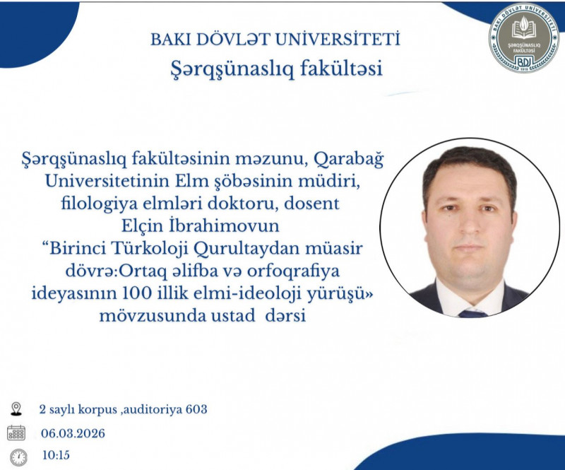 Birinci Türkoloji qurultaydan müasir dövrə: Ortaq əlifba və orfoqrafiya ideyasının 100 illik  elmi-idealoji yürüşü