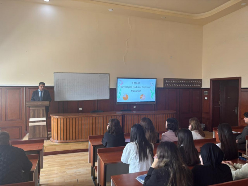 Fizika fakültəsində 8 Mart Beynəlxalq Qadınlar günü ilə bağlı tədbir keçirilib